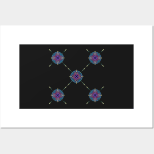 Abstract pattern mandala Posters and Art